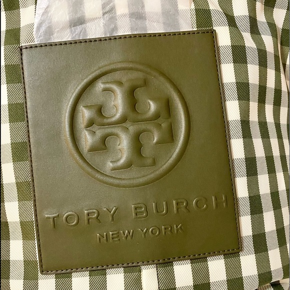 🆕🍀Tory Burch piper gingham small square tote bag/shoulder bag - Picture 7 of 10